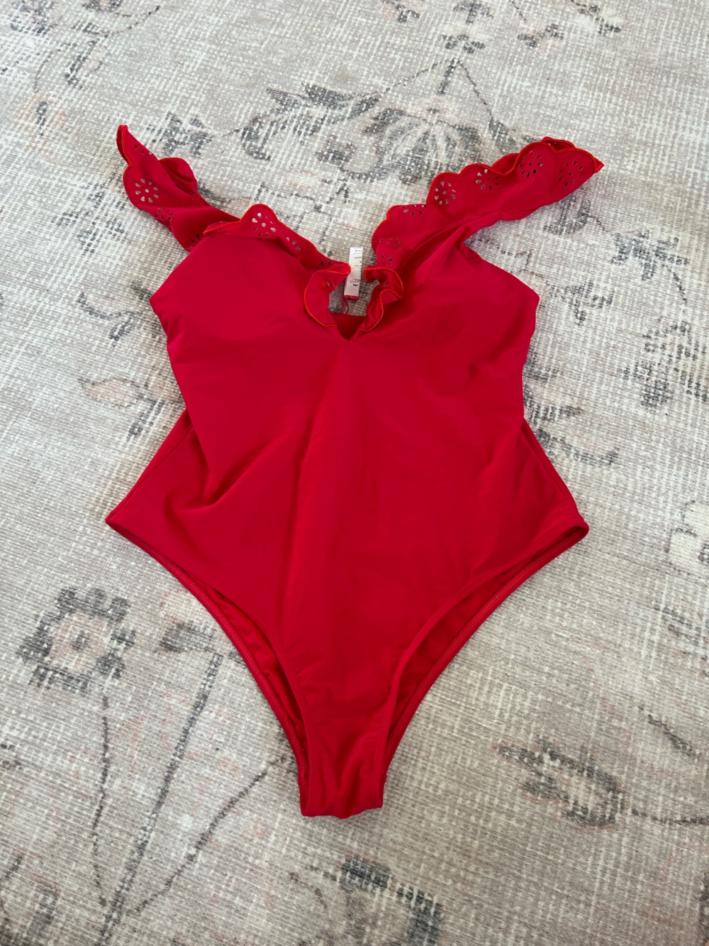Red One-Piece Swimsuit - Boutique